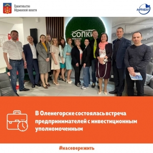 В Оленегорске прошла открытая встреча предпринимателей с инвестиционным уполномоченным