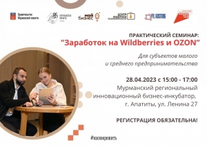 28 апреля приглашаем на практический семинар«Заработок на Wildberries и OZON» в г. Апатиты