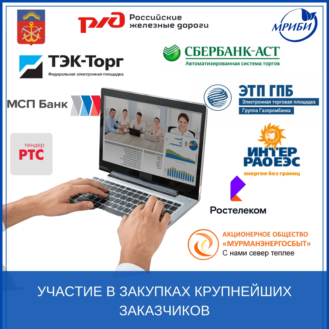Участие в закупках крупнейших заказчиков